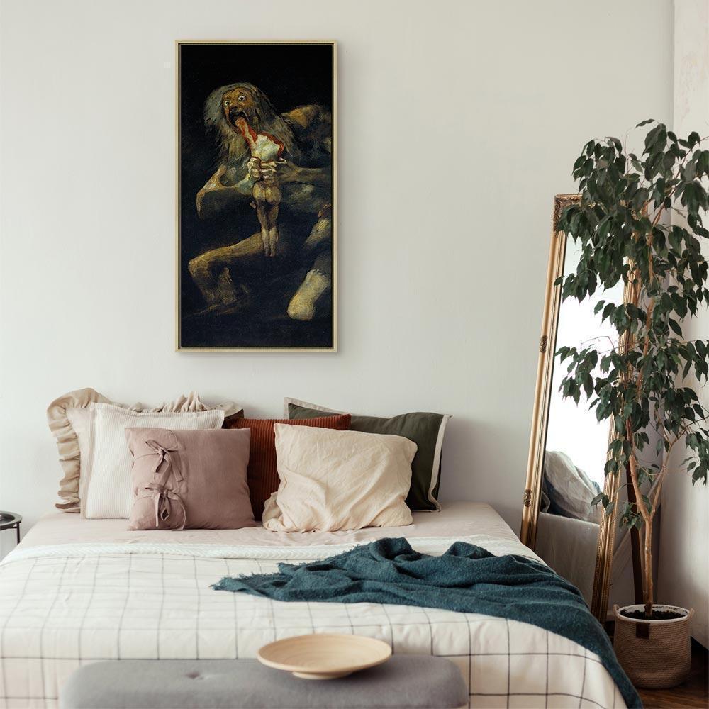 Leinwandbild - Francisco Goya – Saturn Devouring His Son