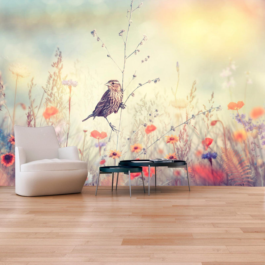 Fototapete - Field Bird Artgeist