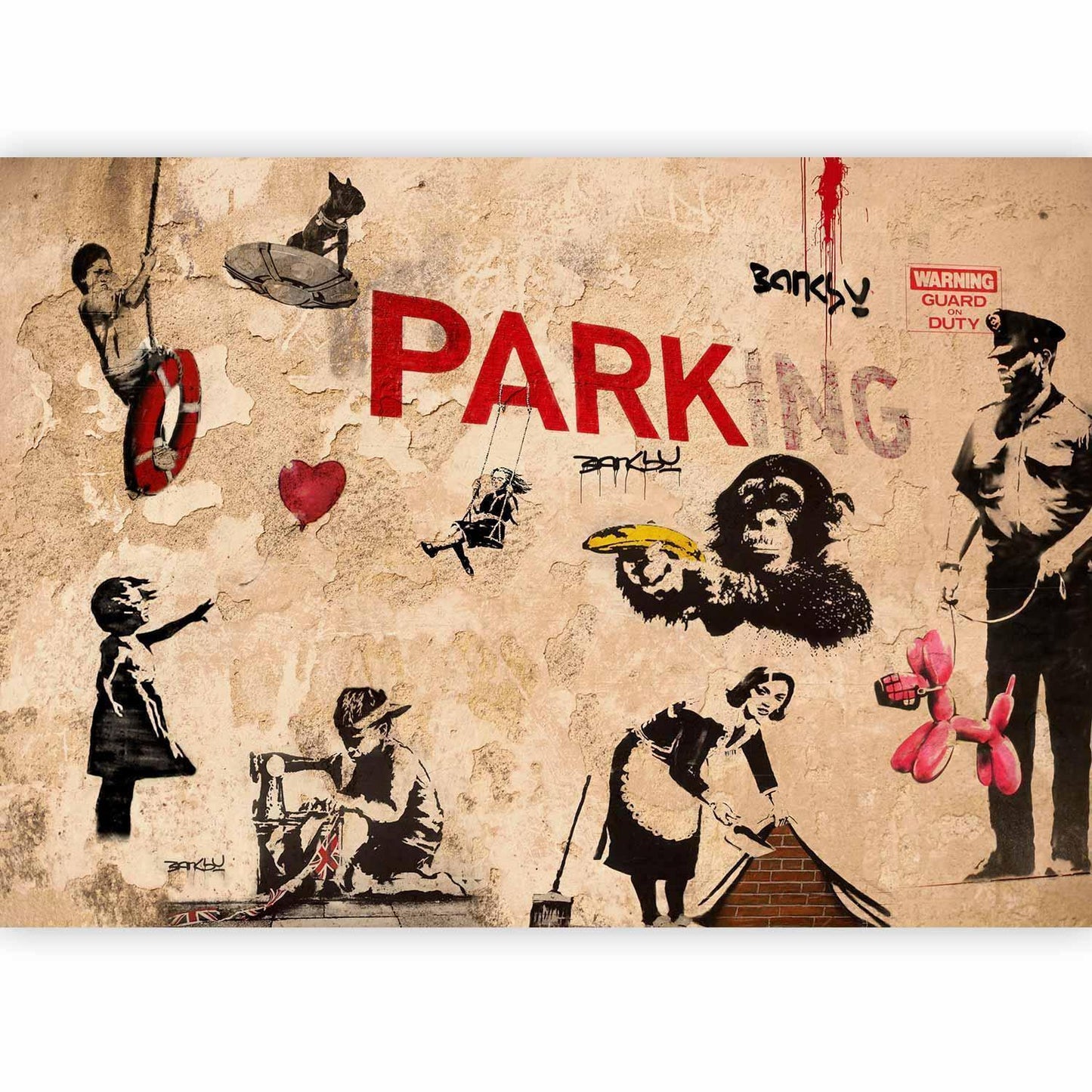 Fototapete - [Banksy] Range of Variety Artgeist
