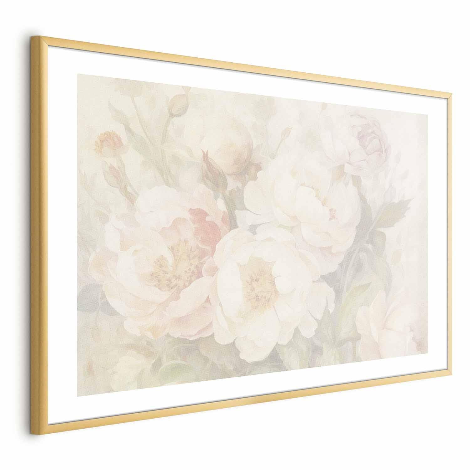 Poster - Peonies in the Mist Artgeist