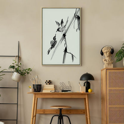 Leinwandbild - Winged Love (1 Part) Vertical