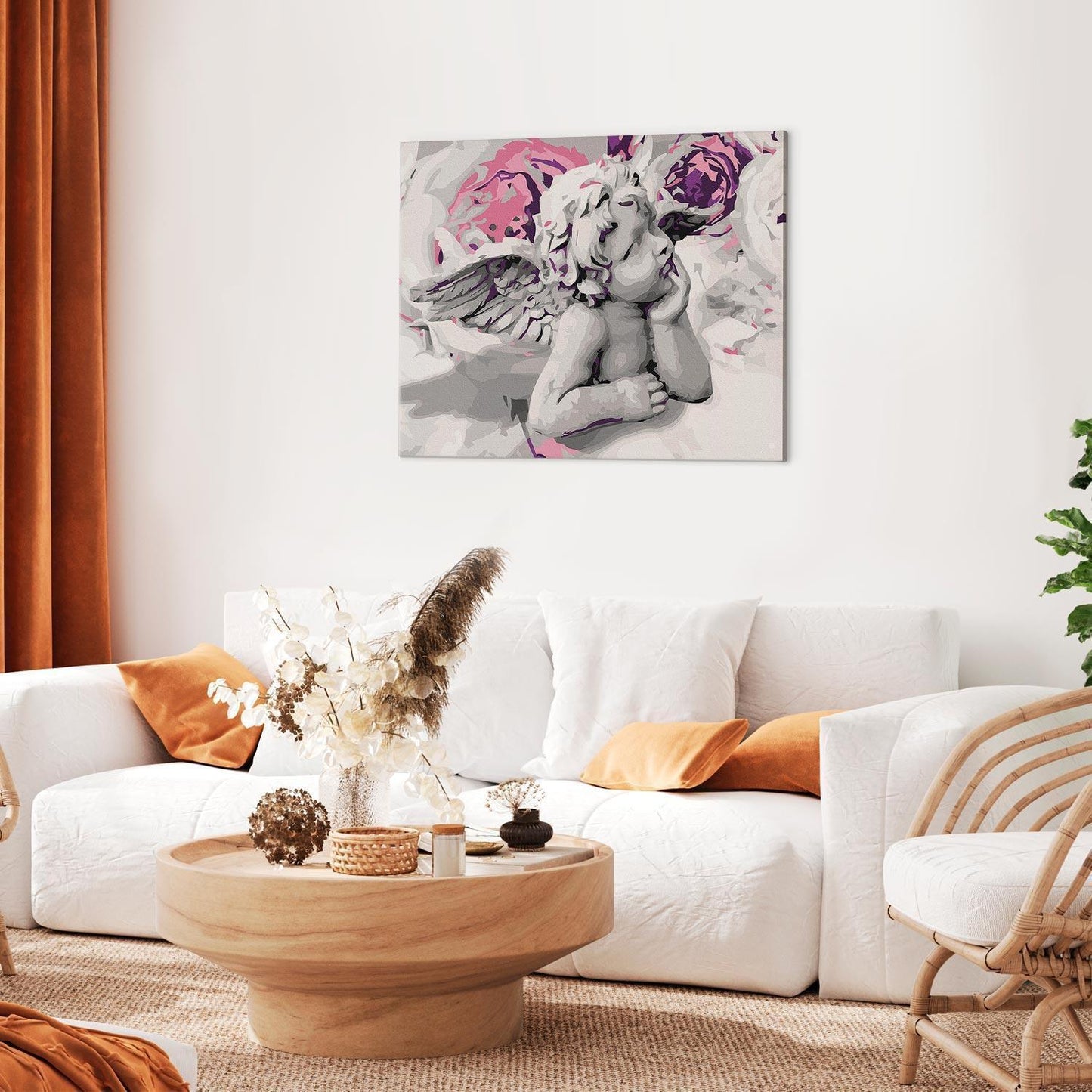 Malen nach Zahlen - Angel (Flowers In The Background)