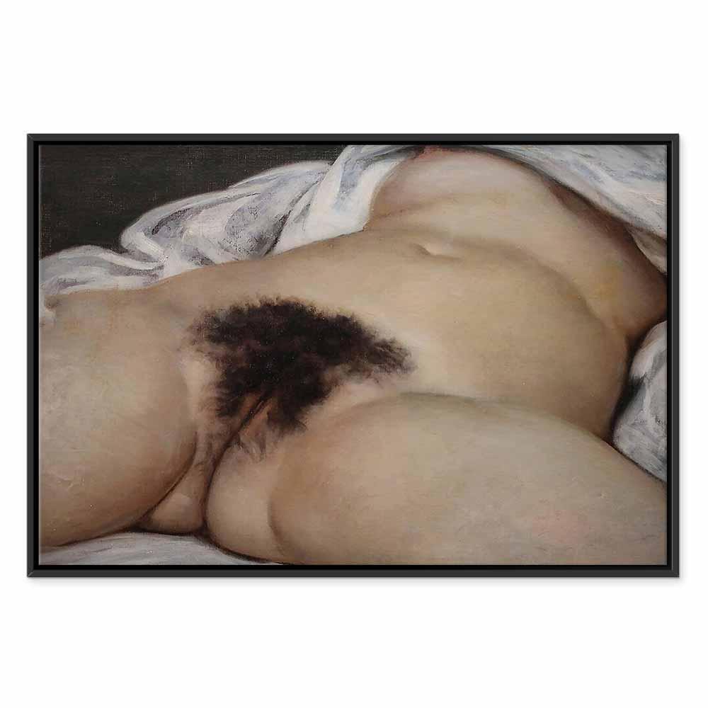 Leinwandbild - Gustave Courbet – The Origin of the World