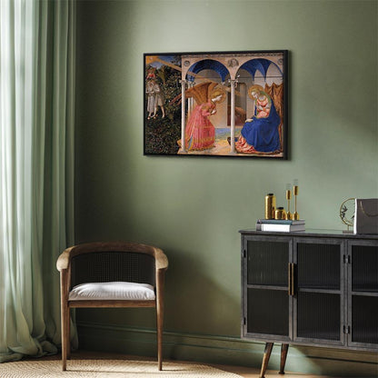 Leinwandbild - Fra Angelico – The Annunciation