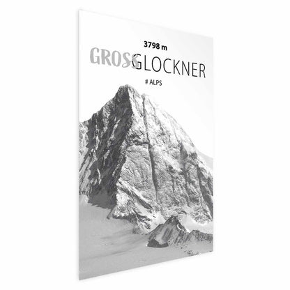 Poster - Majestic mountain peak Glosslockner mountain crown mountain landscape