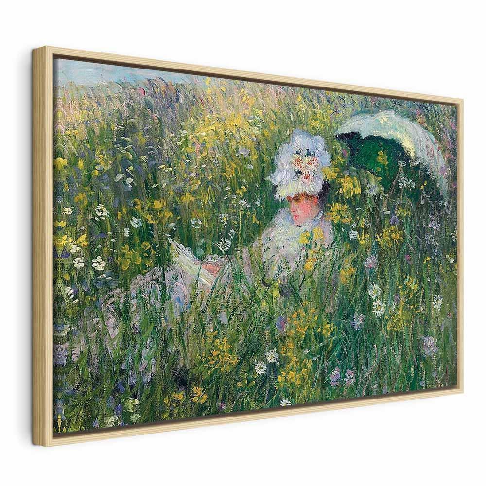 Leinwandbild - Claude Monet – In the Meadow