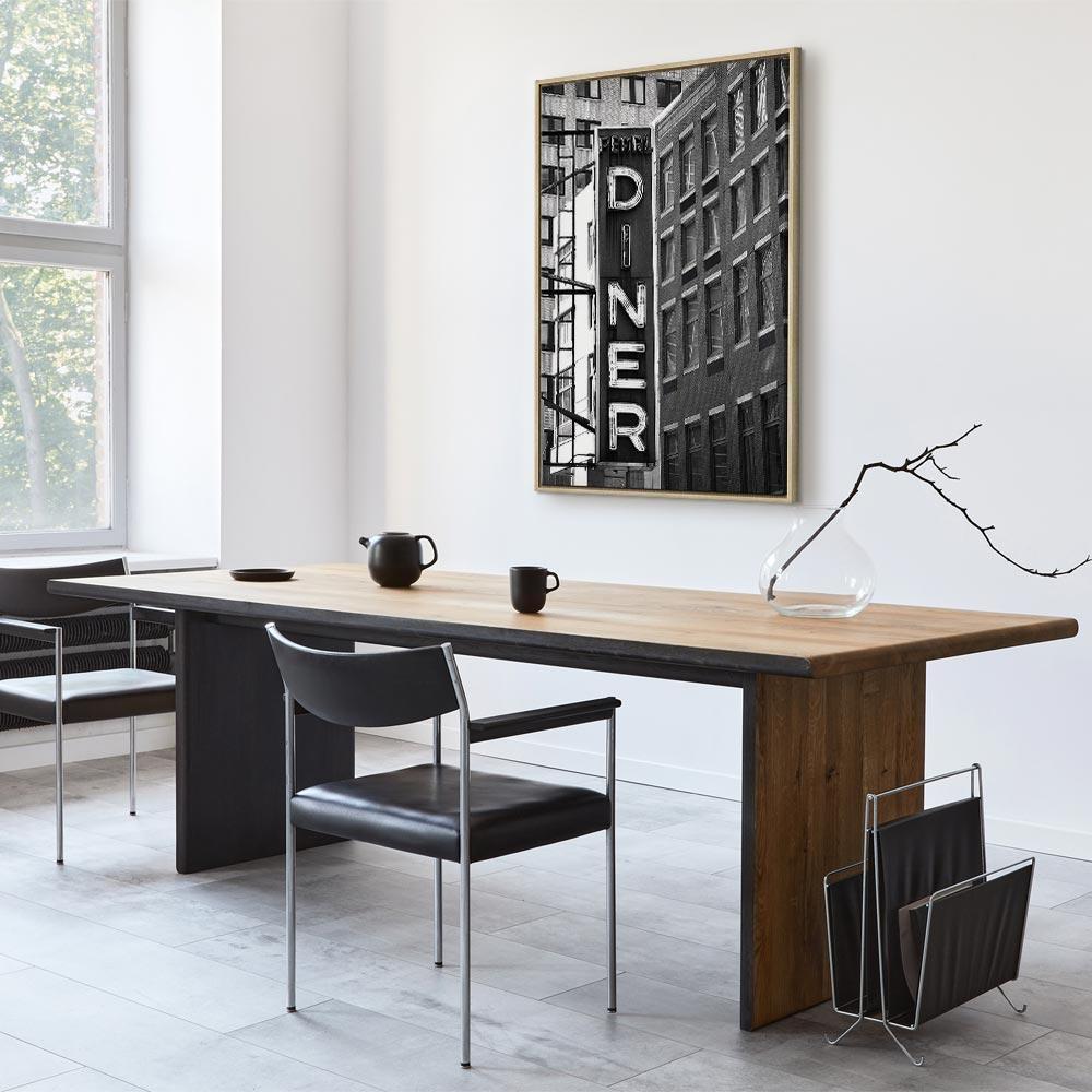 Leinwandbild - New York Neon Sign (1 Part) Vertical