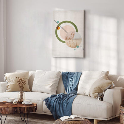 Leinwandbild - Geometric Landscape (1 Part) Vertical