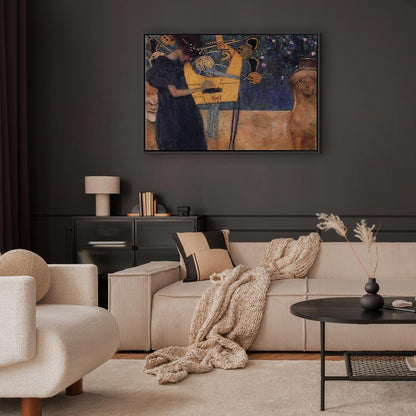 Leinwandbild - Gustav Klimt – Music