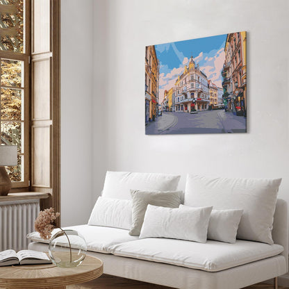 Malen nach Zahlen - Streets of Toruń