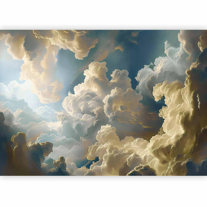 Fototapete - Sun and Shadows: A Theatrical Display of Nature High Above the Earth Artgeist