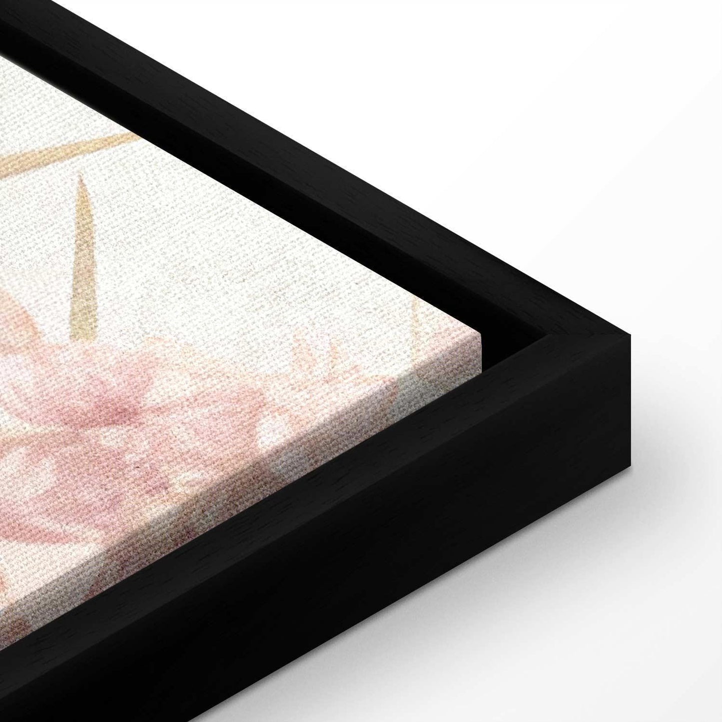 Leinwandbild - Heron wading in a pond - illustration in bright colours