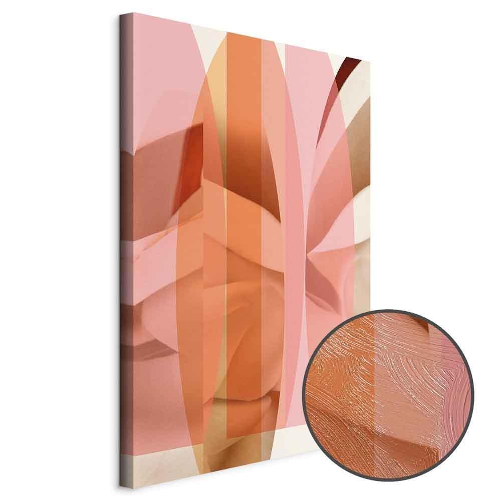 Leinwandbild - Floral Kaleidoscope (1 Part) Vertical