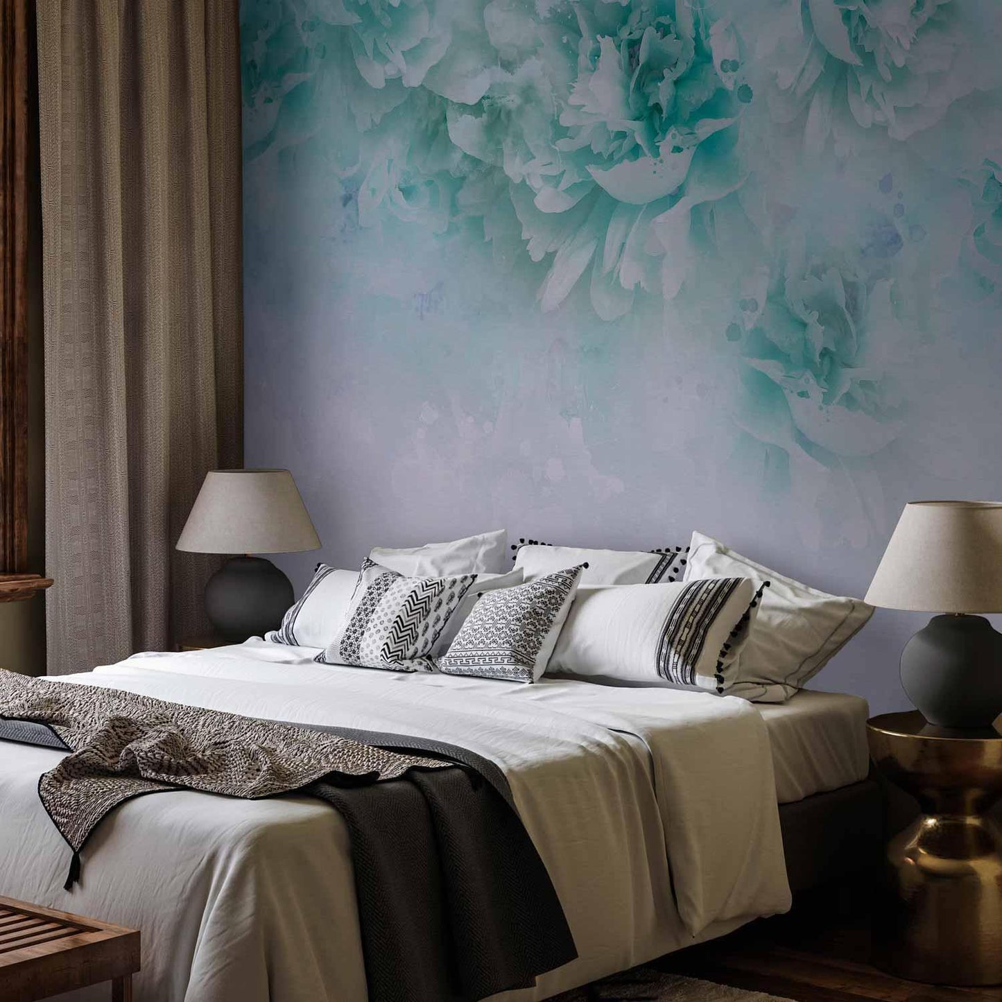 Fototapete - Floral Etude of Life - Second Variant