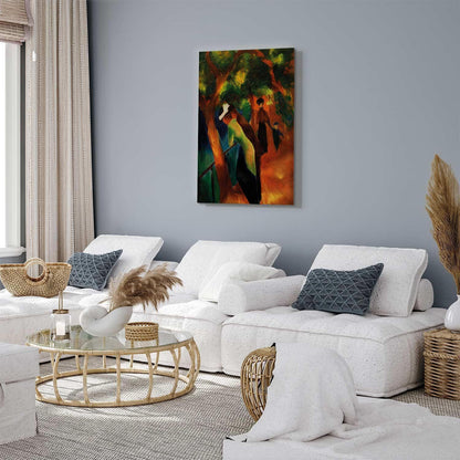 Leinwandbild - August Macke – Sunny Path