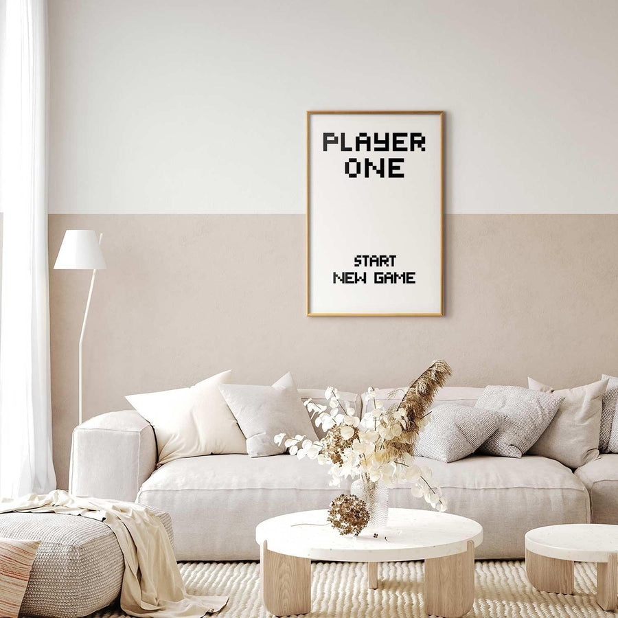 Poster - Start New Game Artgeist