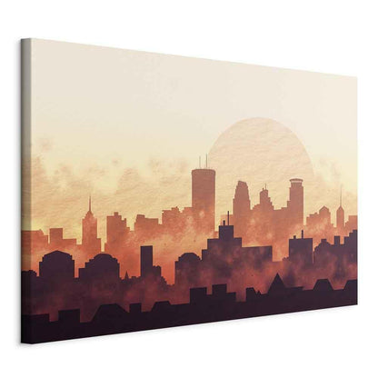 Leinwandbild - Heat of the City (1 Part) Wide