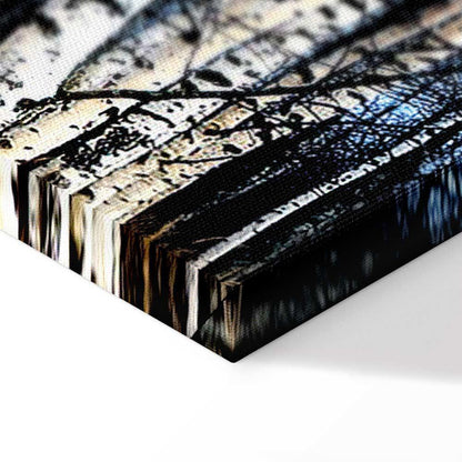 Leinwandbild - Frosty January (1 Part) Vertical