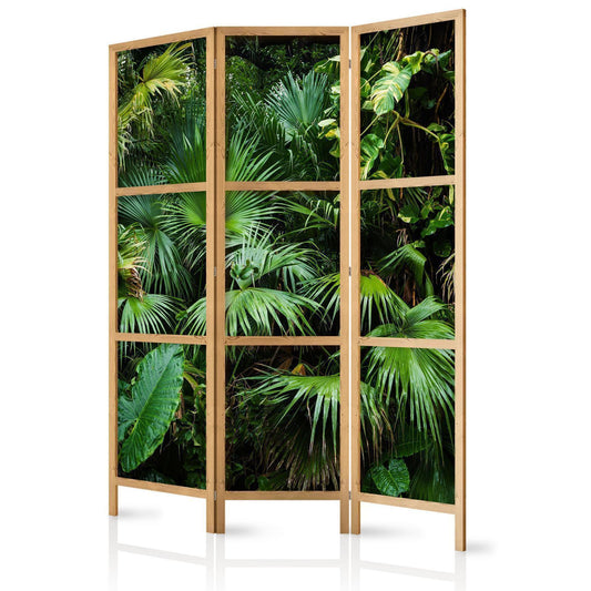 Japanischer Paravent - Sunny Jungle I Artgeist