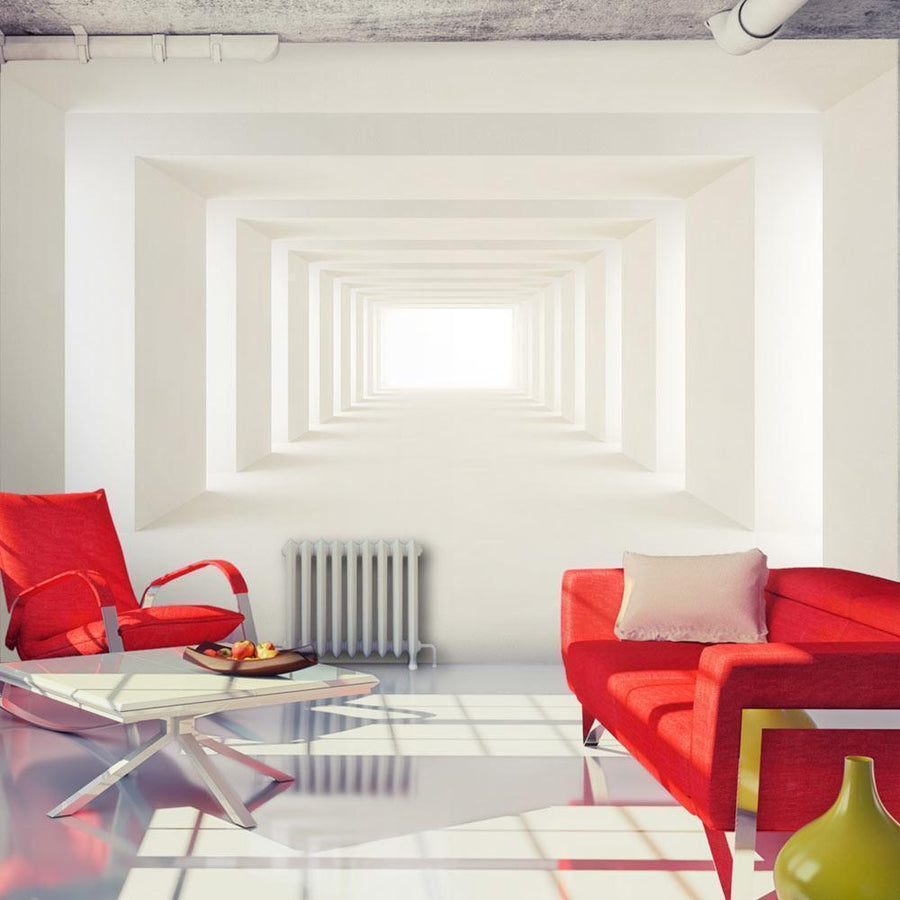 Fototapete Into the Light – Mystische Lichtstimmung für dein Zuhause