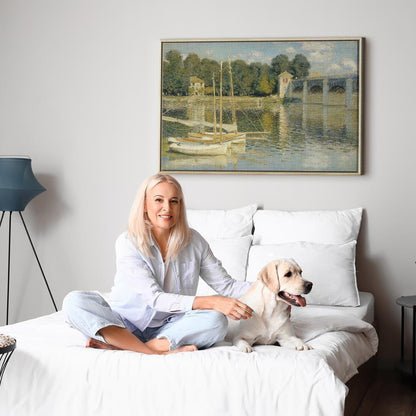 Leinwandbild - Claude Monet – Bridge at Argenteuil