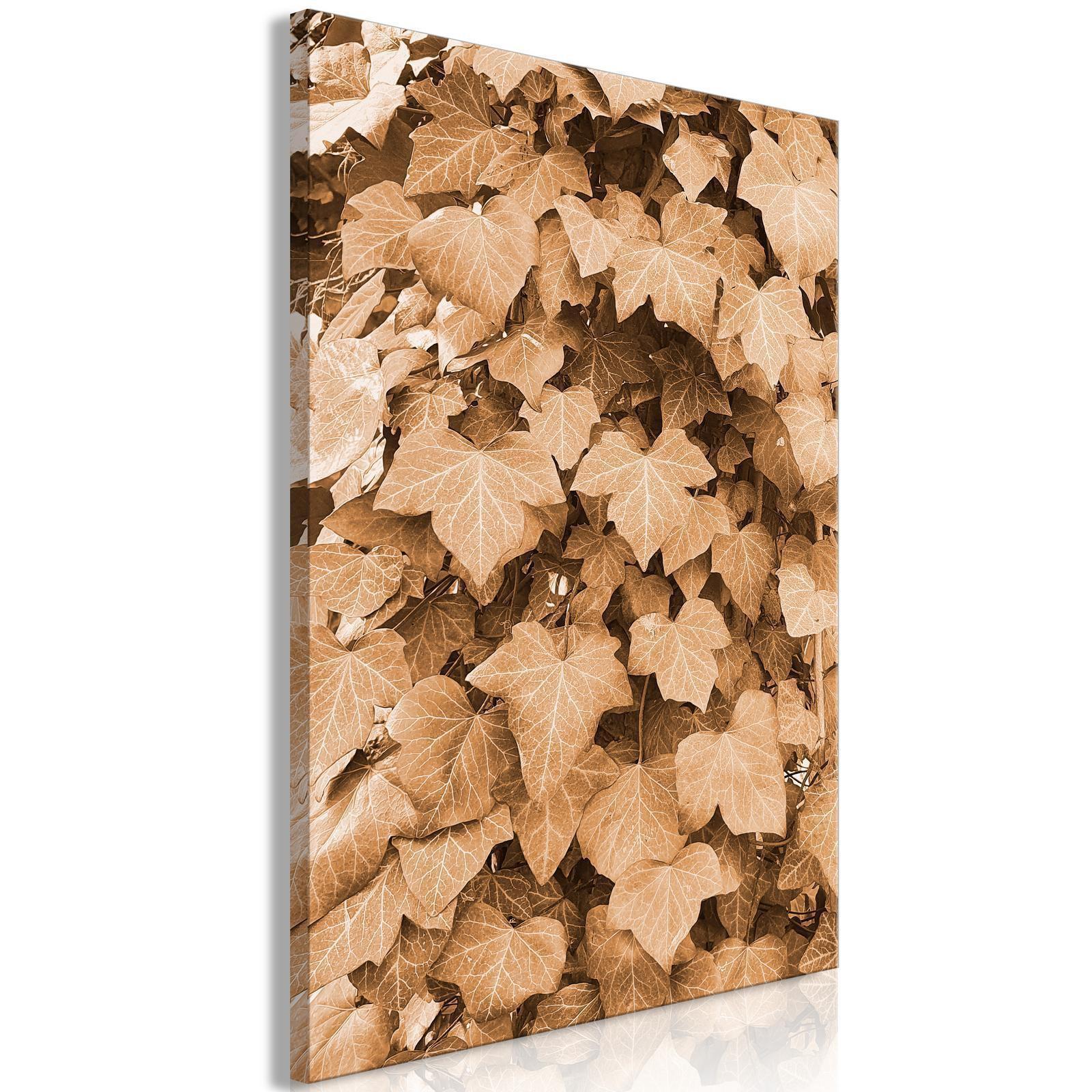 Leinwandbild - Autumn Ivy (1 Part) Vertical Artgeist