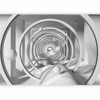 Fototapete „Geometrische Tiefe“ – 3D-Effekt für moderne Räume