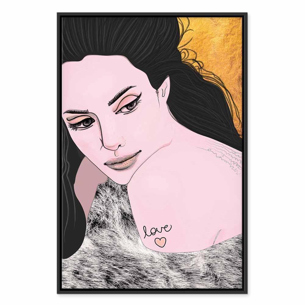 Leinwandbild - Sensual and Love (1 Part) Vertical