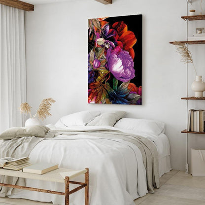 Leinwandbild - Nature in Summer Hues (1-part) - Flower Garden of Inspiration