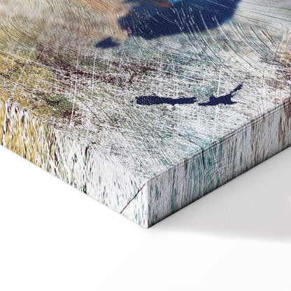 Leinwandbild - World Map: Colourful Madness