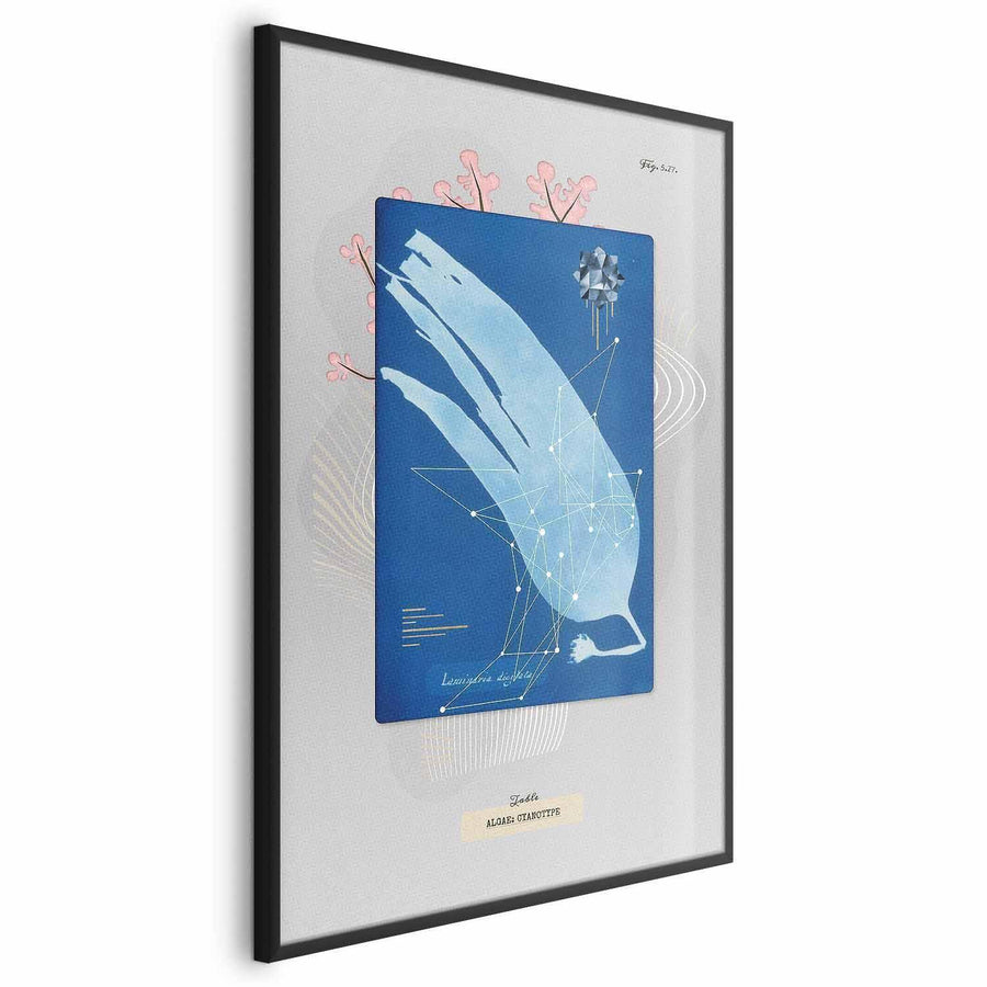 Poster „Algen“ – Natürliches Wandposter in neutralen Tönen