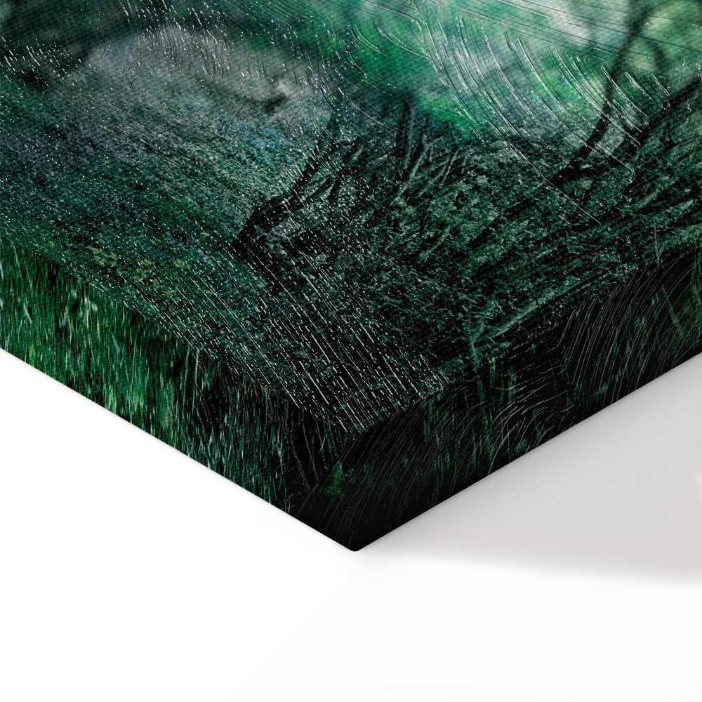 Leinwandbild - Green Pergola (1 Part) Vertical