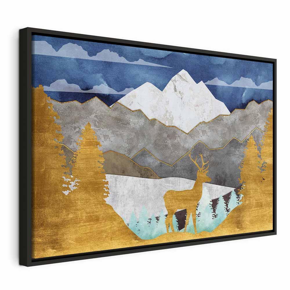 Leinwandbild - Golden Land (1 Part) Wide