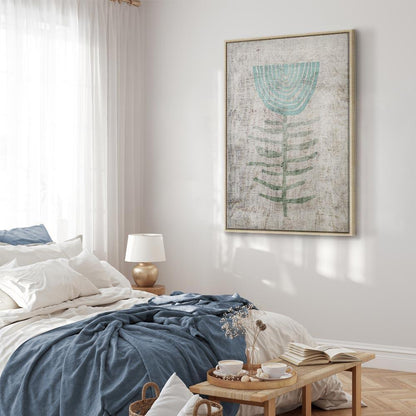 Leinwandbild - Blue Lily (1 Part) Vertical