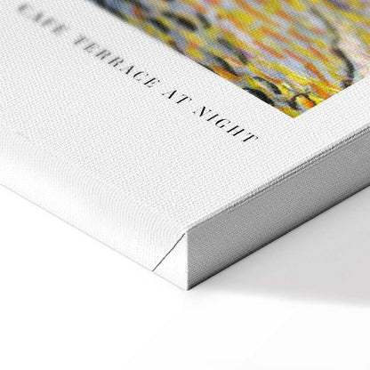 Leinwandbild - Cafe at Night (1 Part) Vertical