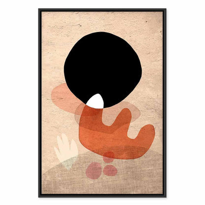 Leinwandbild - Black Stone (1 Part) Vertical