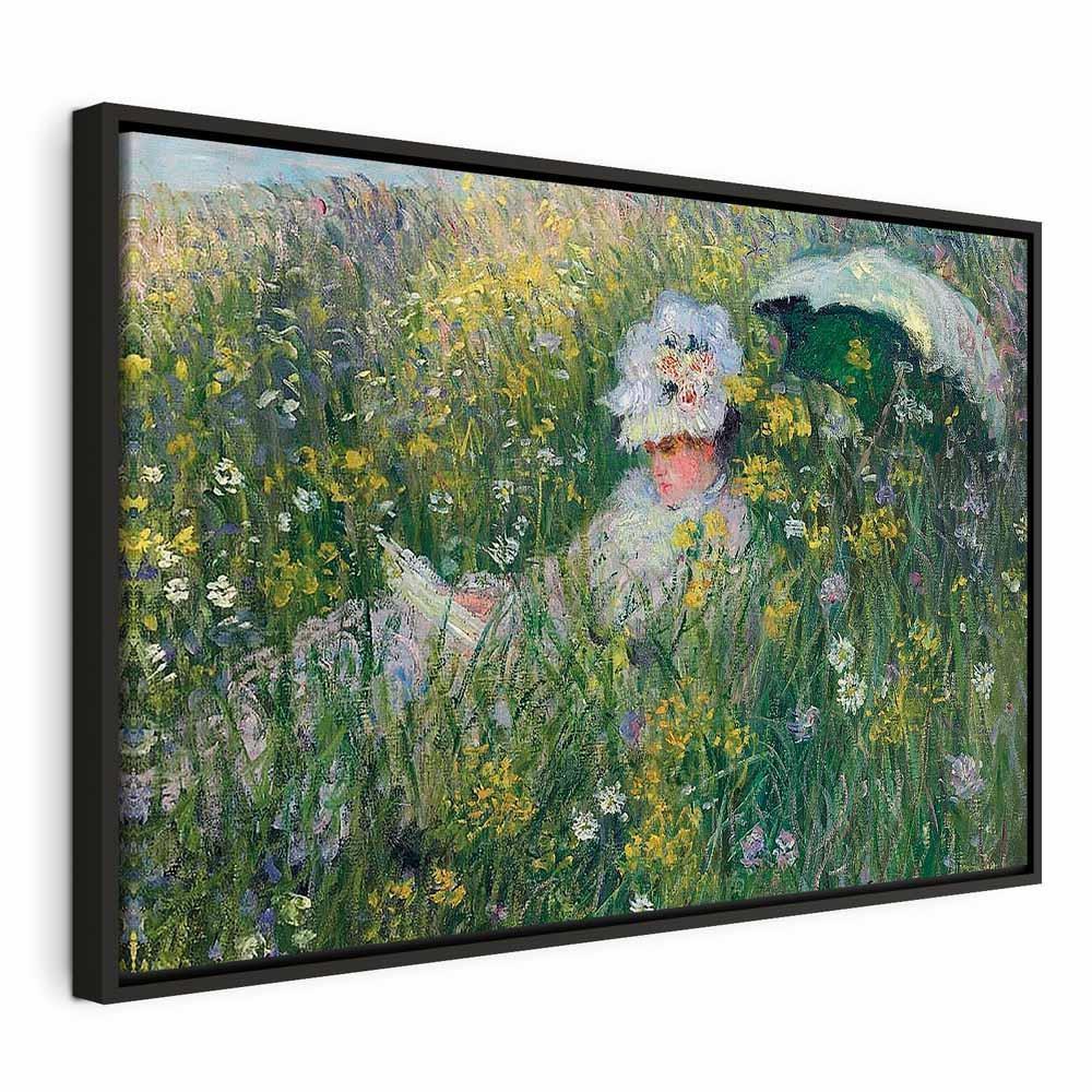 Leinwandbild - Claude Monet – In the Meadow