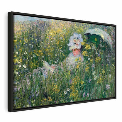 Leinwandbild - Claude Monet – In the Meadow