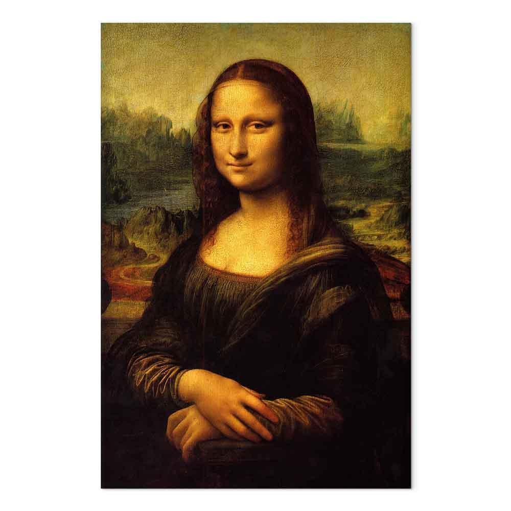 Leinwandbild - Leonardo da Vinci – Mona Lisa