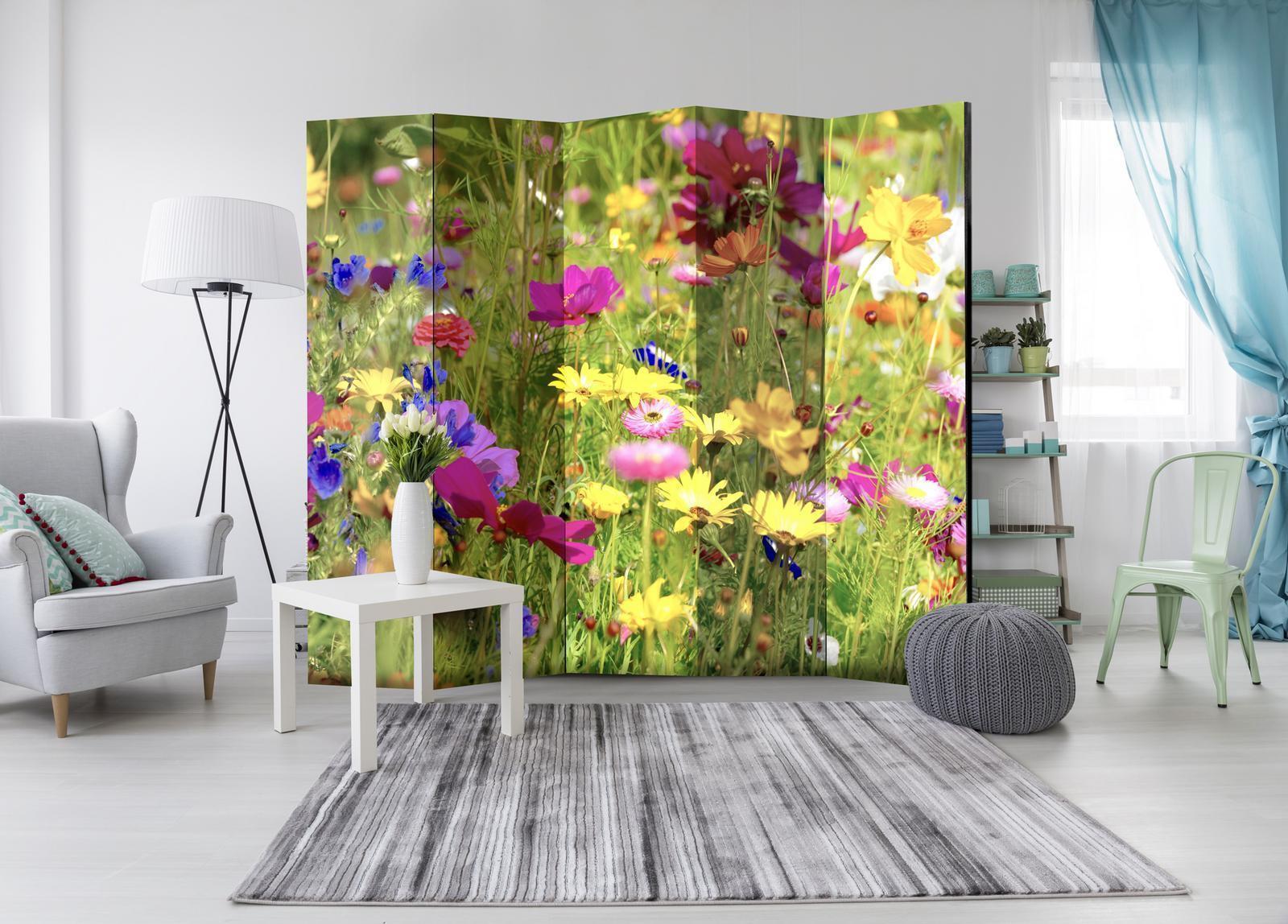 Paravent - Summer Flowers II Artgeist