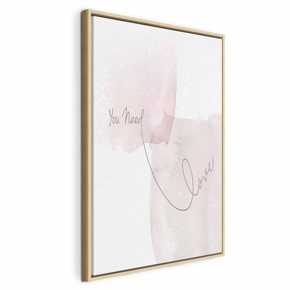 Leinwandbild - You Need Love (1 Part) Vertical