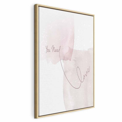 Leinwandbild - You Need Love (1 Part) Vertical