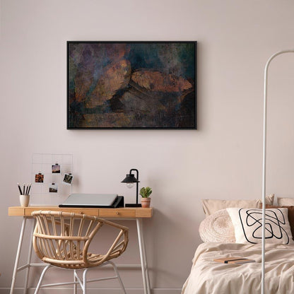 Leinwandbild - Copper Leaves (1 Part) Wide