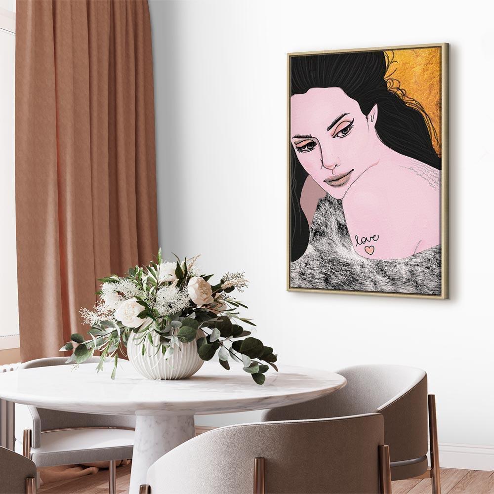 Leinwandbild - Sensual and Love (1 Part) Vertical