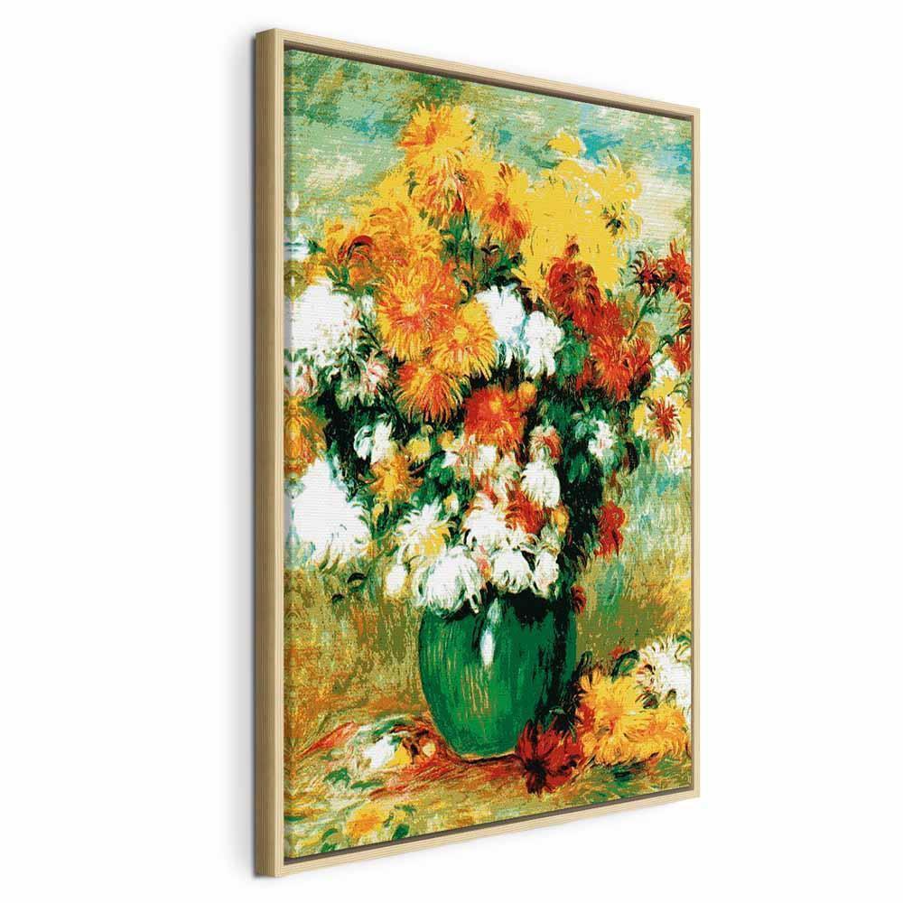 Leinwandbild - Pierre-Auguste Renoir – Chrysanthemums
