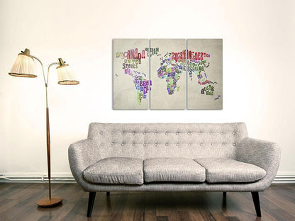 Korkbild - Colorful Countries