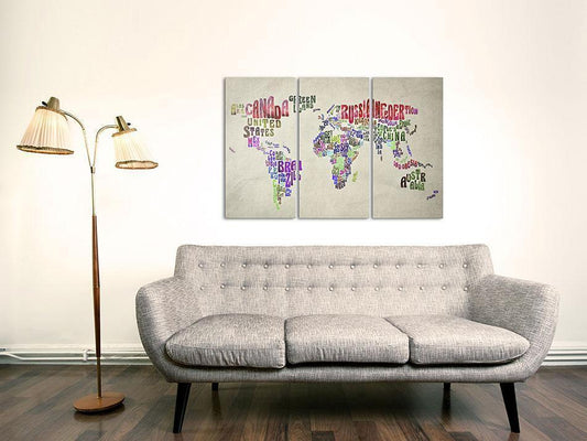 Korkbild - Colorful Countries