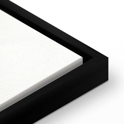 Leinwandbild - Eiffel Tower Simple Graphics in Black and White