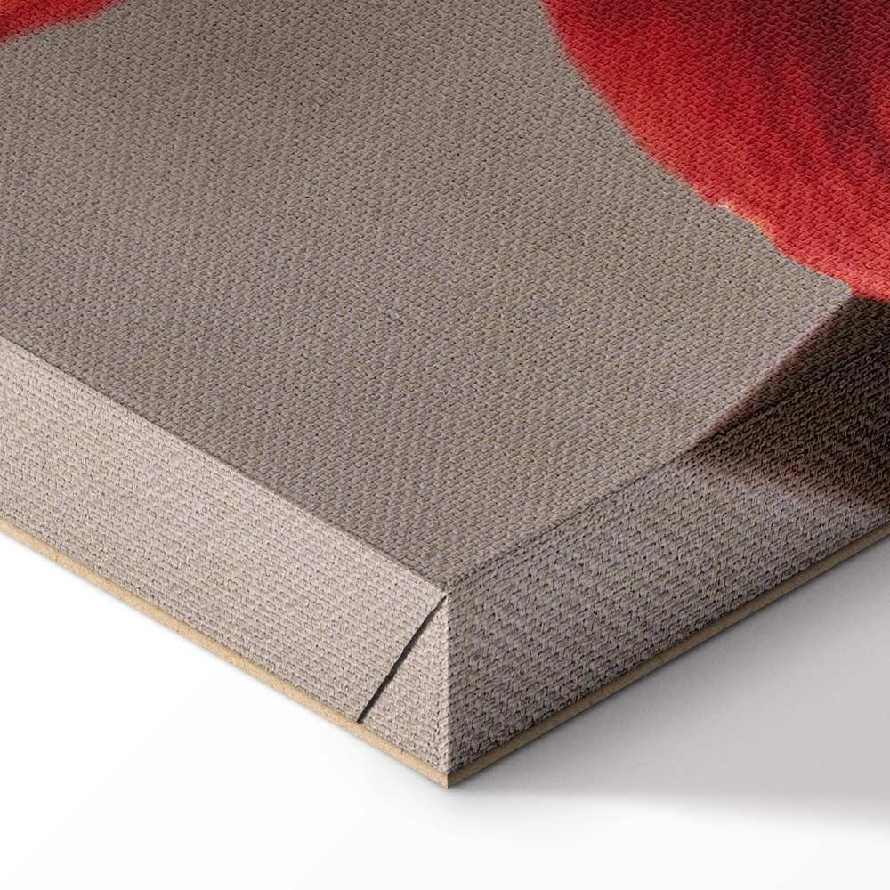 Leinwandbild - Red Flower (1 Part) Vertical