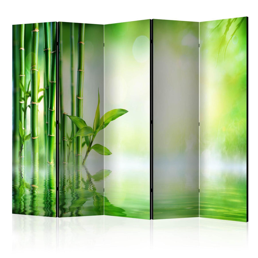 Paravent - Green Bamboo II Artgeist